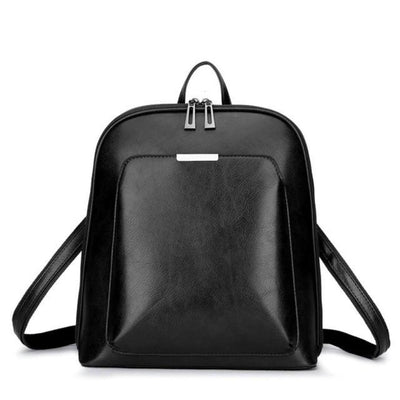Klasyczny plecak z podwójnym zamkiem błyskawicznym - elegancki design