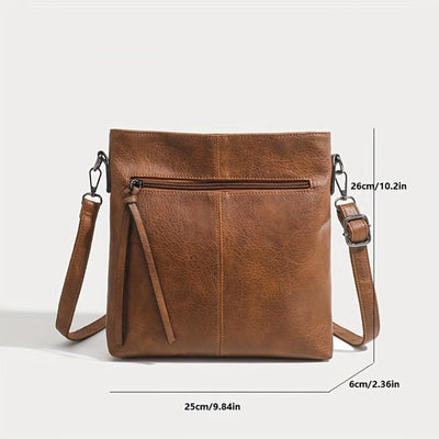 Kwadratowa torba crossbody Lena Retro