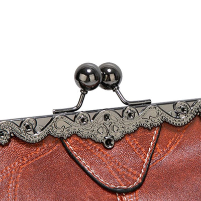Torebka vintage z zapięciem typu kiss-lock