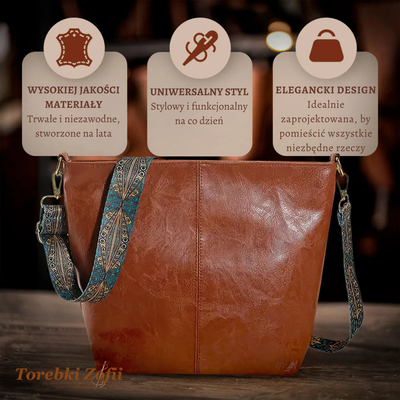 Chelsey’s Vintage Charm |  Skórzana torba na ramię