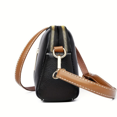 Torba Mila Litchi z wytłoczonym crossbody
