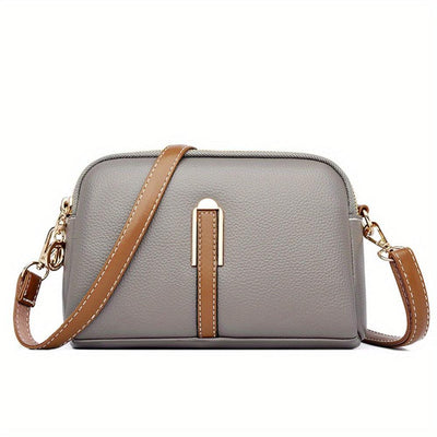Torba Mila Litchi z wytłoczonym crossbody