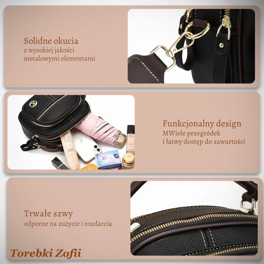 Ponadczasowa elegancja Molly | Stylowa torba z paskiem na ramię