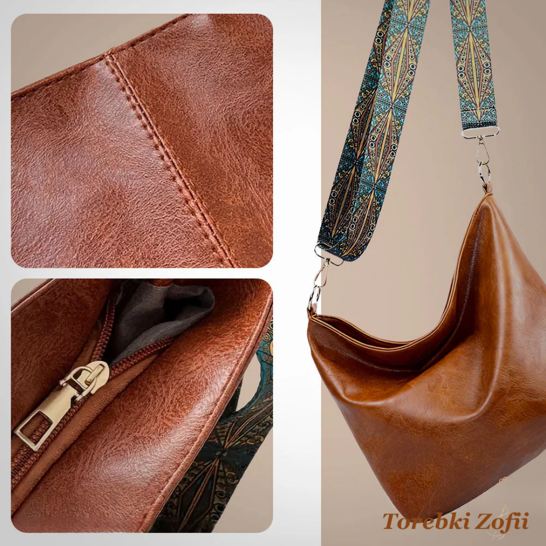 Chelsey’s Vintage Charm |  Skórzana torba na ramię