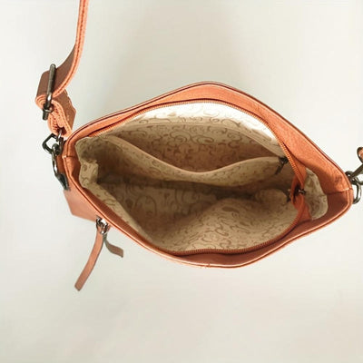 Kwadratowa torba crossbody Lena Retro