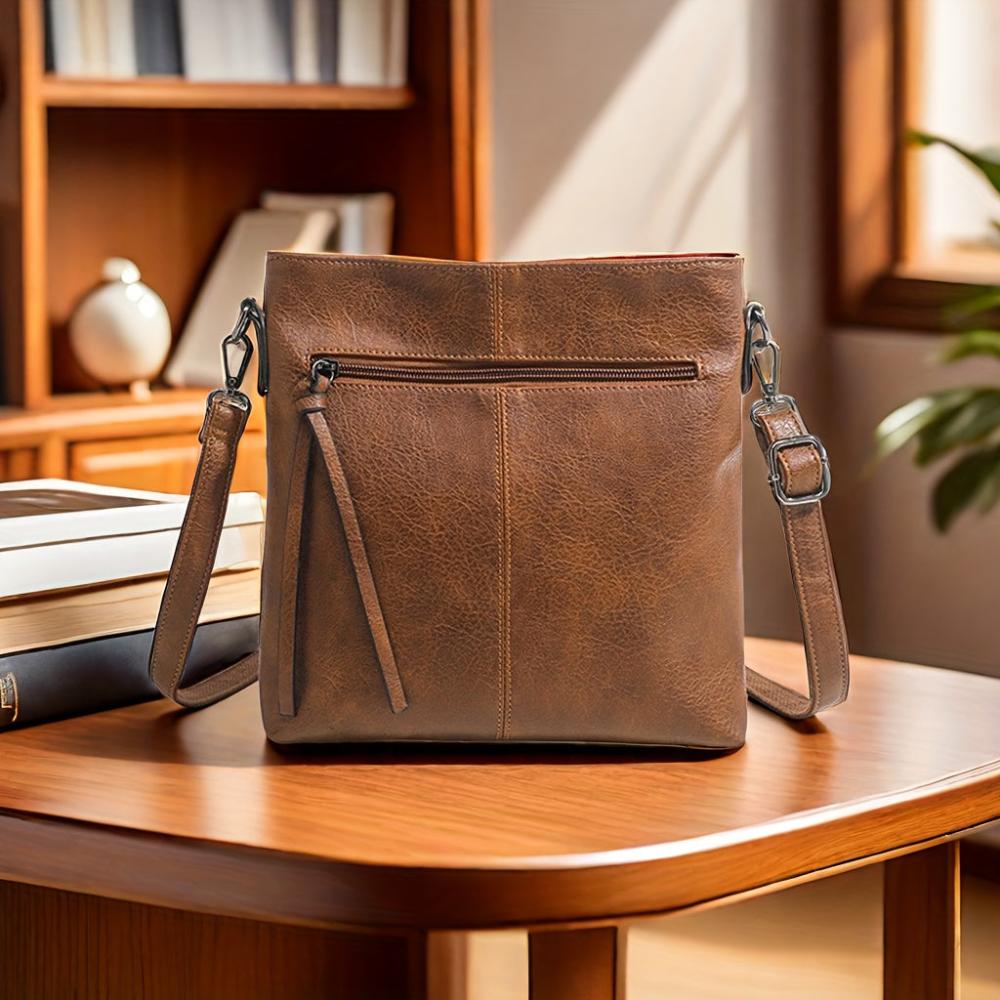 Kwadratowa torba crossbody Lena Retro
