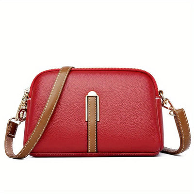 Torba Mila Litchi z wytłoczonym crossbody