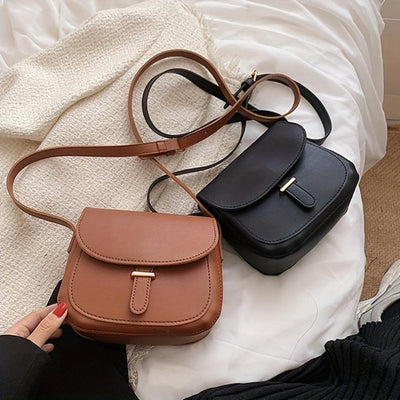 Amelia - Torba Crossbody w Stylu Retro Saddle