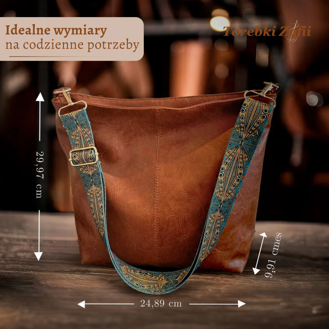 Chelsey’s Vintage Charm |  Skórzana torba na ramię