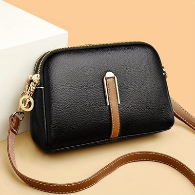 Torba Mila Litchi z wytłoczonym crossbody