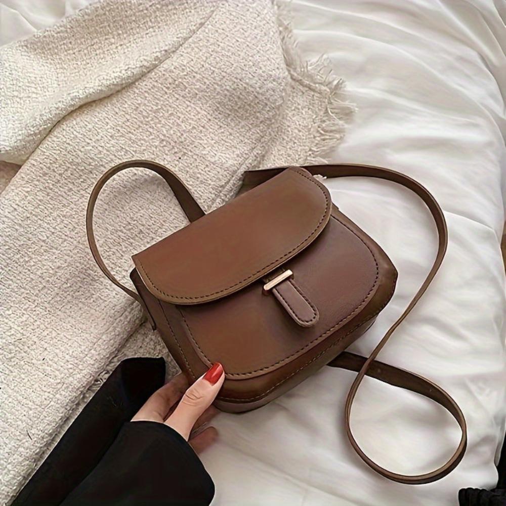 Amelia - Torba Crossbody w Stylu Retro Saddle