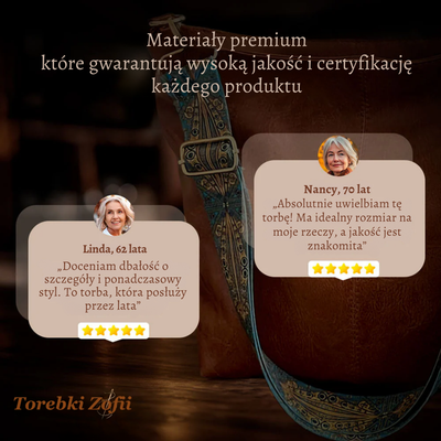 Chelsey’s Vintage Charm |  Skórzana torba na ramię