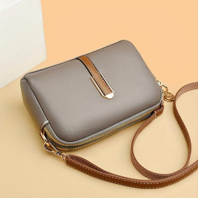 Torba Mila Litchi z wytłoczonym crossbody