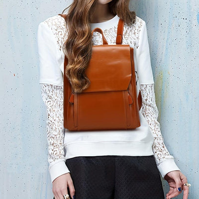 Pikowany plecak Clara w stylu vintage