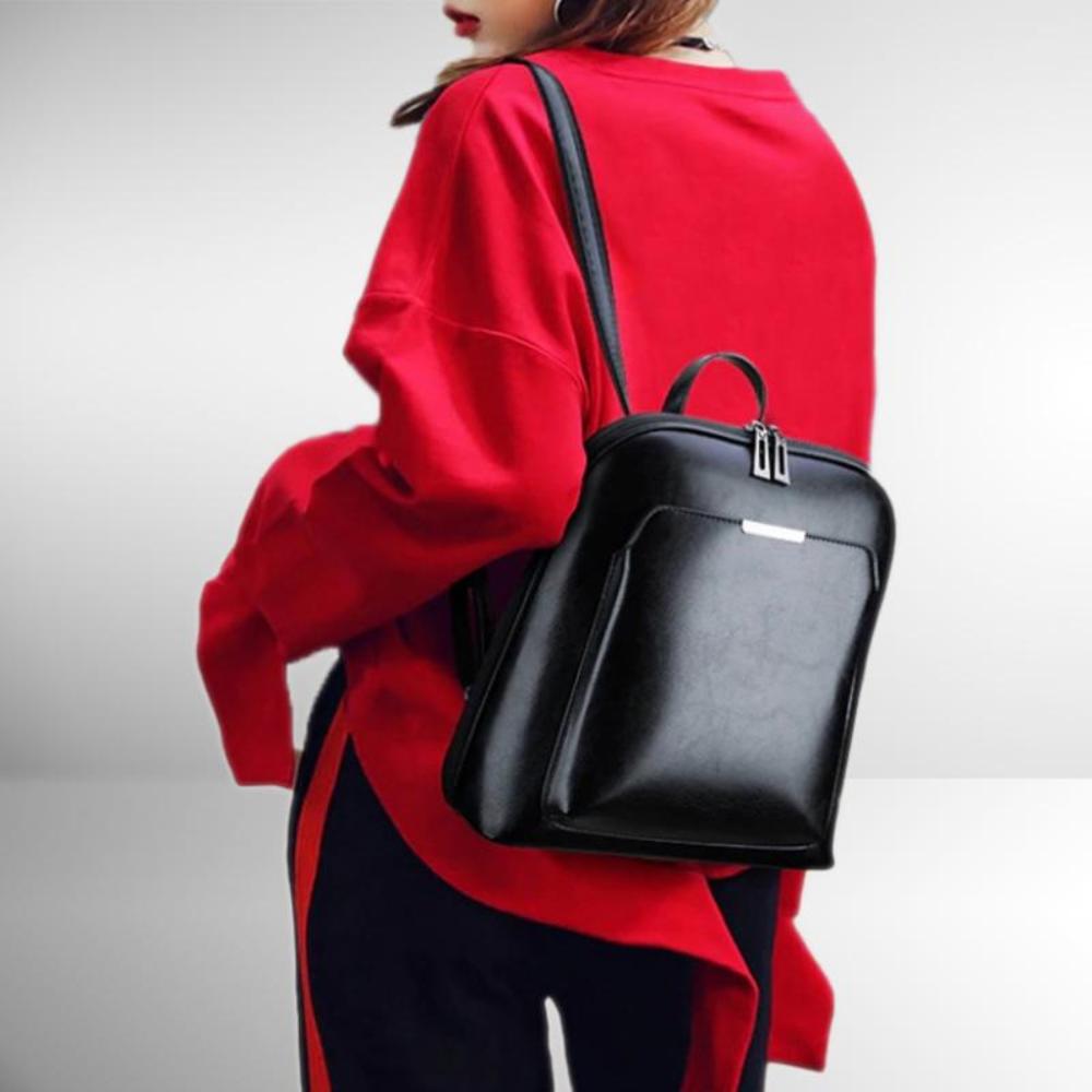 Klasyczny plecak z podwójnym zamkiem błyskawicznym - elegancki design