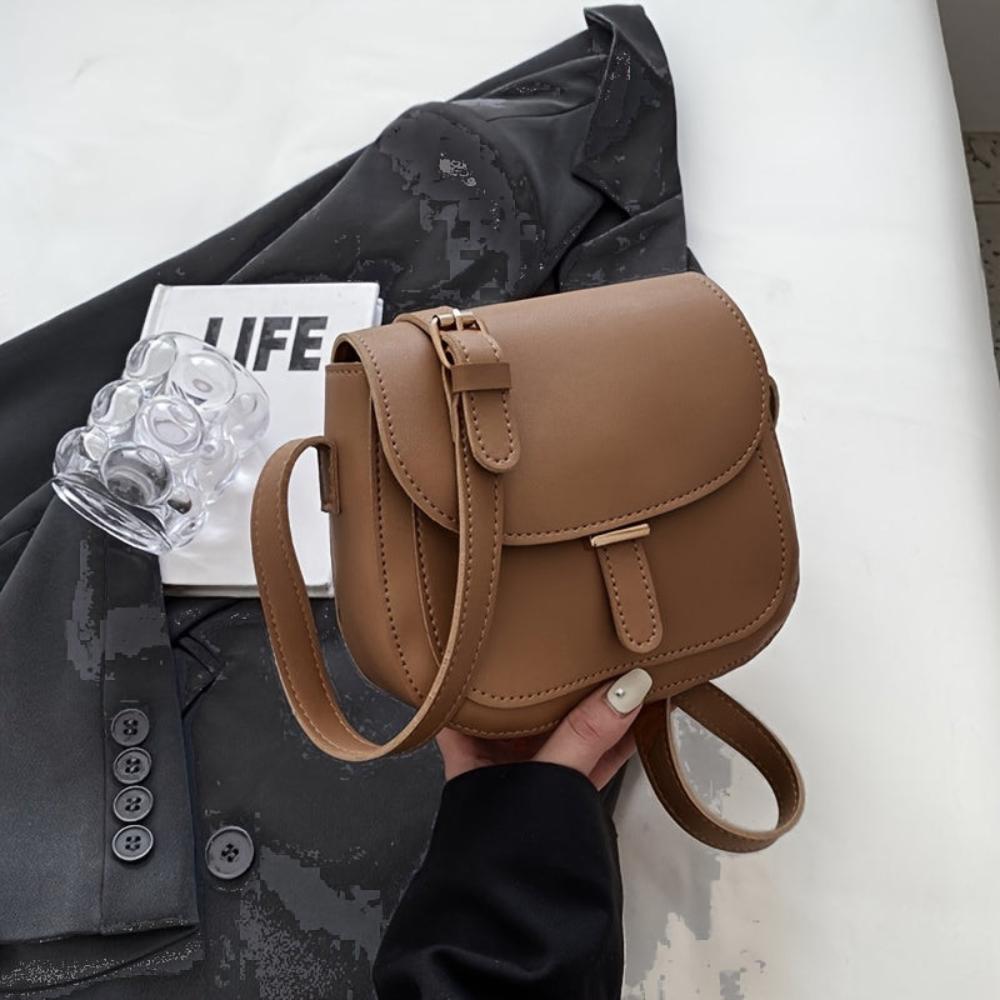 Amelia - Torba Crossbody w Stylu Retro Saddle