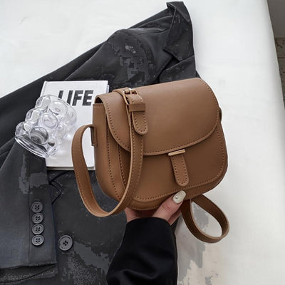 Amelia - Torba Crossbody w Stylu Retro Saddle