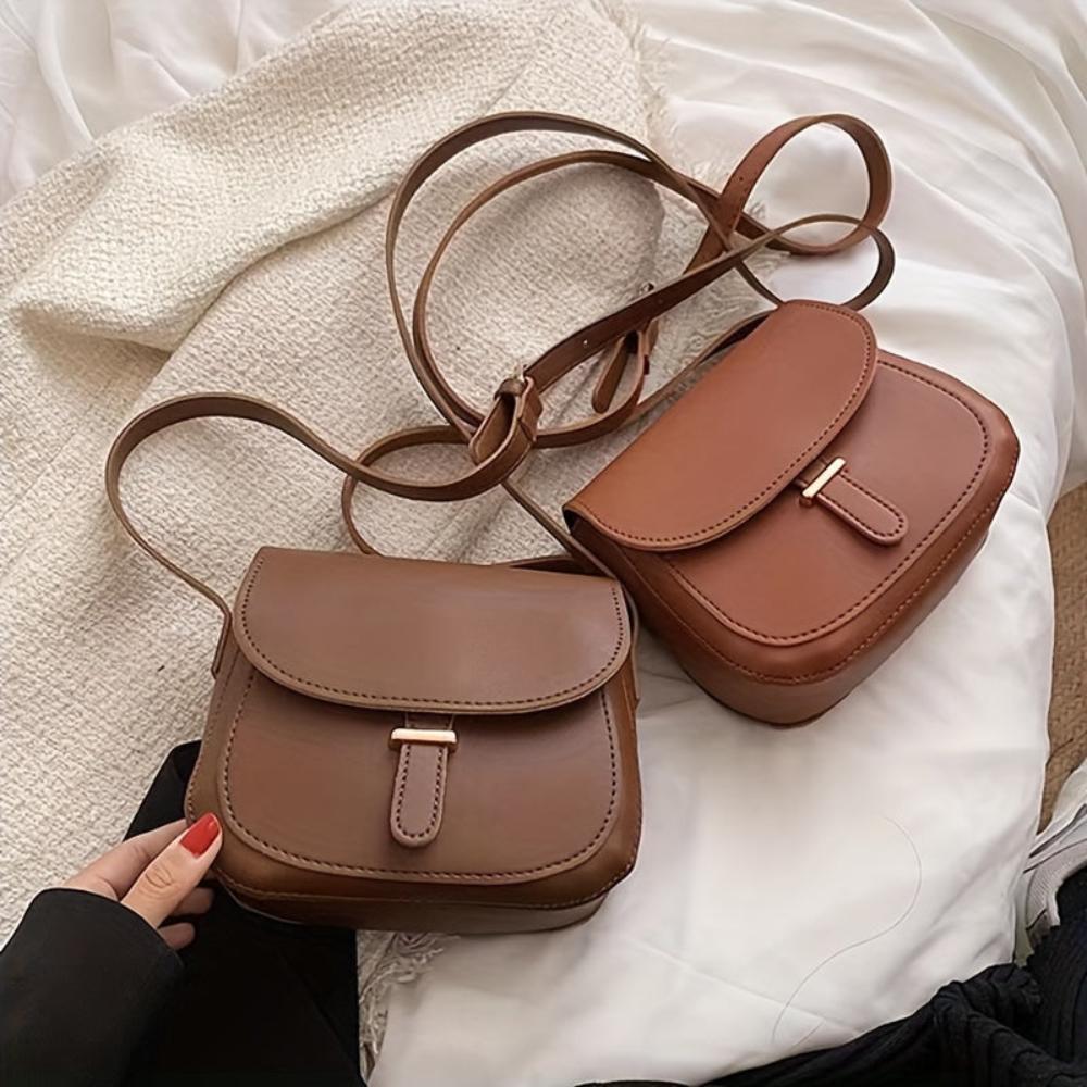 Amelia - Torba Crossbody w Stylu Retro Saddle