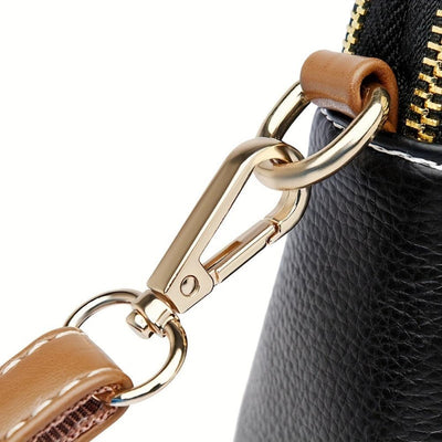 Torba Mila Litchi z wytłoczonym crossbody