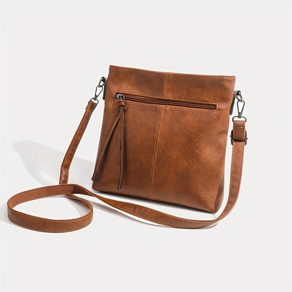 Kwadratowa torba crossbody Lena Retro