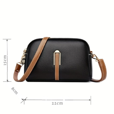 Torba Mila Litchi z wytłoczonym crossbody